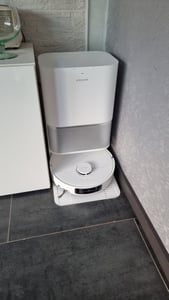 Dreame L60 Ultra Saugroboter mit Wischfunktion,35KPa Saugkraft,KI-3D-ToF-Vision,100°C Selbstreinigung,Doppelflexarme,ausziehbare Seitenbürste,Autolift Kunden-Foto 1
