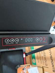 CITYSPORTS Laufband Elektrisch Leises Laufband Jogging-Laufmaschine 1-12km/h LCD Display Lauftraining für Profi und Einsteiger Kunden-Foto 5