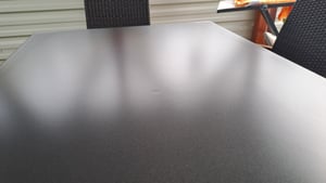 KETTLER Cubic Dining-Tisch 160x90 cm silber/anthrazit, Aluminium/Kettalux Kunden-Foto 4