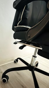 Gaming-Stuhl mit Ventilator, Bürostuhl, Luftkühler und Kühlung – Belüfteter Kühlsitz, mit Liegefunktion,  sanfte Vibrationsmassage, Schwarz Kunden-Foto 30