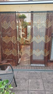 Zasłona na drzwi z drewnianych koralików, 90 x 200 cm Zdjęcie produktu od klienta nr 1