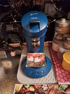 Senseo CSA210/35, Koffiezetapparaat voor pads, 0,7 liter, Koffiepads, Rood Klantenfoto 1