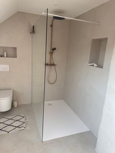 Mexen Kioto sprchová zástěna 120 x 200 cm, Průhledné 8 mm, Bílá - 800-120-101-20-00 Fotografie od zákazníka č. 1