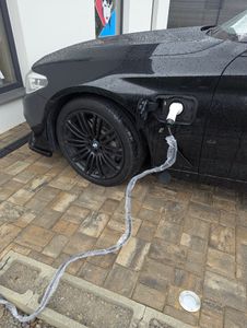 VEVOR Ladekabel für E-Autos 3,68 kW Ladegerät EV-Ladekabel Typ 2 CEE Stecker 8-16A 1-Phasig EV-Ladestation 8,6m Kabellänge Wasserdicht Wallbox Kunden-Foto 1