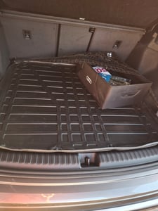 Tapis De Coffre Sur Mesure Pour Audi Q4 e-Tron Depuis 2021, Noir, Antidérapant, Bord Haut, Toutes Saisons Photo du client 1