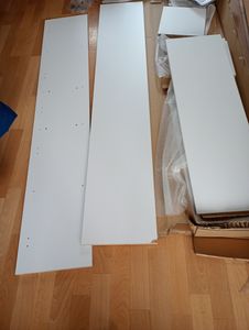 CDF Bad-Hochschrank NEL 2K DD | Farbe: Weiß | Modernes Badregal | Stauraumschrank | Geräumige Einlegeböden | Türen | Einfache Montage | 2 Wäschekörbe | Stilvolle Griffe Kunden-Foto 7