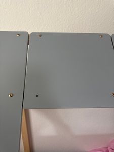 Hausförmiges Kinderbett 90x200cm mit Dach und Fenster, robustes Holzdesign, leicht zu montieren Kunden-Foto 6