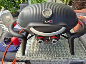 TAINO KENAI Gasgrill klein Tischgrill Outdoorküche Aluguss Schwarz Kunden-Foto 2