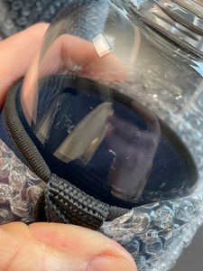 Trinkflasche, Glas, dunkelblau, ca. 1 l Kunden-Foto 2