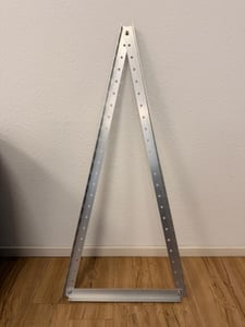 4x Balkonkraftwerk Halterung - 0% MwSt - Halterung für Balkonkraftwerk bis zu 114.5 cm Einstellbar 0-90° Solarmodul Halterung für Balkonkraftwerk Kunden-Foto 1