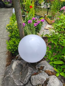 Solarkugelleuchte 30 cm Kunden-Foto 1