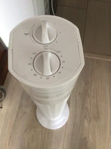 Clatronic Ventilator mit Schwenkfunktion | Standventilator m. Timer | Turmventilator 3 Stufen | Fan | Ventilator sehr leise 78cm | TVL 3770 weiß Kunden-Foto 2