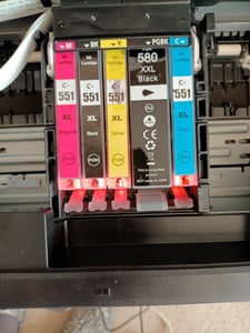 Canon Pixma TS705a Tintenstrahldrucker mit 10 kompatiblen XXL Patronen Kunden-Foto 1