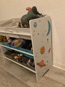SONGMICS Dětský regál Komoda na hračky Dětský regál s 9 úložnými boxy Fotografie od zákazníka č. 2