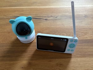 Babyphone Babyphone mit Kamera, 5 inch WLAN Video Babyfon, 1080P Video-Babyphone Duale Steuerung per App & Monitor, Weinen/Bewegungs/Geräuscherkennung Kunden-Foto 2
