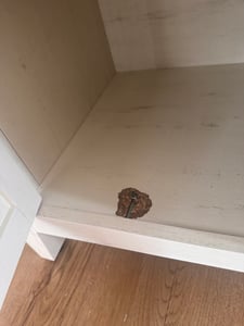 VASAGLE Küchenschrank, Sideboard mit Schubladen, Aufbewahrungsschrank mit Türen, verstellbare Ablage, Landhausstil, für Wohnzimmer Küche Esszimmer Kunden-Foto 4
