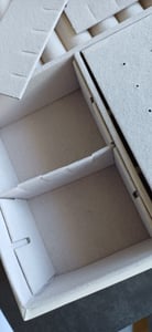 Schmuckbox, Schmuckschatulle, Schmuckkästchen, Schmuck Organizer, mit 3 Ebenen, 2 Schubladen, für Ringe, Halsketten, Ohrringe, Armbänder, Schwarz Kunden-Foto 2