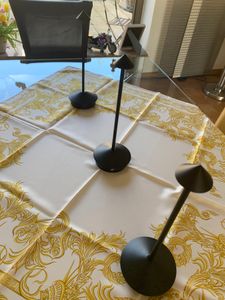 2er-Set schnurlose dimmbare LED-Tischlampen, wiederaufladbare Tischlampen für Restaurants, Bars, Schlafzimmer, weiß Kunden-Foto 14