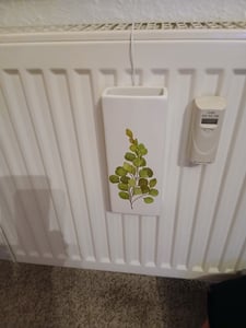 Home Styling Collection Luftbefeuchter Wasserbehälter Wasserverdunster für Heizkörper mit BLÄTTERN 1 Stück Kunden-Foto 2