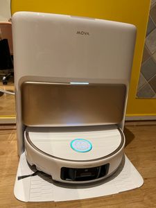 MOVA V50 Ultra Complete Saug- und Wischroboter,Automatische Entleerungsfunktion,24000 Pa,Heißwasserreinigung,DuoSolution, FlexiRise Navigation,Weiß Kunden-Foto 2