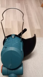 Akku-Rasentrimmer, mit 2X 2,0 Ah Akku und Ladegerät, Rasenkantenschneider mit 3 Arten von Schneidklingen, ausziehbar Kunden-Foto 4