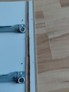 Ikea KALLAX Einsatz mit Tür schwarzbraun Kunden-Foto 1