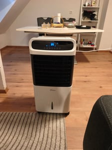 TroniTechnik® Mobiles Klimagerät 5in1 Klimaanlage Luftkühler LK06 5 in 1 Ventilator, inkl. Fernbedienung, Filter, Wasserkühlung Kunden-Foto 4