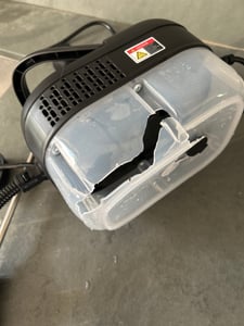 Dampfreiniger 2500W Handdampfreiniger, tragbarer Reiniger, Küchenreiniger geeignet für Böden, Fenster und Küchen. Kunden-Foto 11