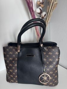MODFU Handtasche, Umhängetasche, Tragetasche, Tasche Damen, Schultertasche, Messenger-Tasche,7 Fächer, große Kapazität, Mit Anhänger, schönes Geschenk Kunden-Foto 1