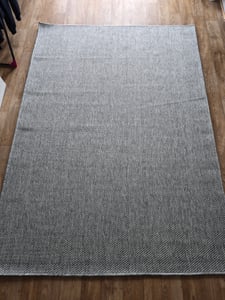 benuta In- & Outdoor Teppich Iowa Beige 300x300 cm Wohnzimmer Quadratisch Einfarbig Modern Kurzflor Skandinavisch Kunden-Foto 1