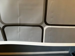 Ersatzrolle Halb-Kassetten Duschrollo 140x240 cm 3 d Mosaik Kunden-Foto 1