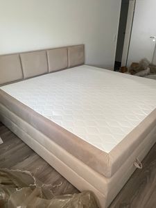 TRADA Prado Boxspringbett 160x200 Polsterbett mit Taschenmatratze 2 Bettkasten Schwarz Kunden-Foto 2