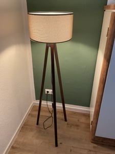 Opviq, AYD - 2211, Lampade da terra, verde, MDF, 38 x 38 x 140 cm Foto del cliente 1