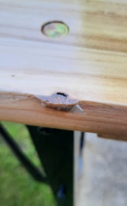 tectake Bierzeltgarnitur 3-teilig Klappbar Tannenholz für 8 Personen Kunden-Foto 3
