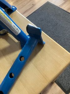 4 x Bituxx Unterstellbock 2T klappbar verstellbar Auto PKW Wagenheber Abstellböcke 2000kg Blau MS-15321 Kunden-Foto 1