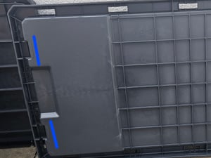 XL Auflagenbox Sitzbank 2 Personen Kunststoff  Anthrazit 340L Kunden-Foto 1