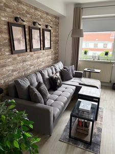 Ecksofa mit Schlaffunktion, Sdchlafcouch Ausziehbar ELMA, Schlaffläche 200x140cm,  Dunkelgrau Kunden-Foto 2