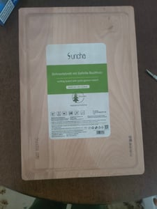 SC Bambus Schneidebrett m. Griff Extradicke XL 450×290×35mm Kunden-Foto 1