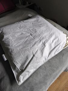 Betten Hofmann Canada Flachkissen 80x80 flaches Kinderkissen 450 g 30% Daunen Kunden-Foto 3