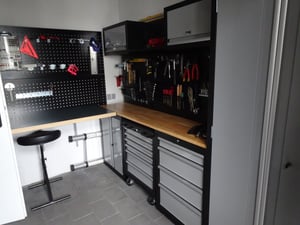 RETTER Werkstatteinrichtung Set 13 Teile Edition Schranksystem RTX-0600 mit Werkstattwagen Kunden-Foto 1