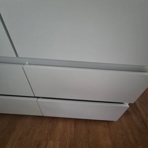 STIV Möbel | Kommode mit 6 Schubladen | Grau Matt | 100 cm | modern & grifflos | Schlafzimmer & Wohnzimmer Kunden-Foto 17