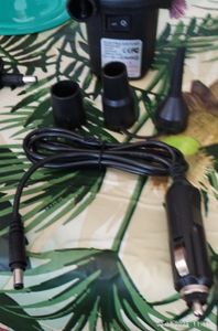Elektrische Luftpumpe Luftmatratze 3 Luftdüse Tragbar Elektropumpe 2 in1 Inflate Deflate Kompressor Matratze Sofa Pool Schwimmring Camping 230V Retoo Kunden-Foto 4