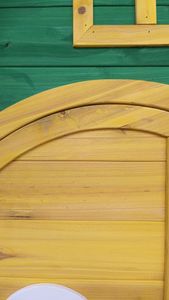 EXIT Fantasia 300 Maison en Bois – Cabane Extérieure – Bois– Enfants – Rouge Photo du client 3