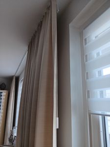 Gardinenstab mit Schleuderfunktion für Gardinen & Vorhänge Transparent Kunden-Foto 1