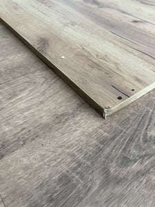 DORA Waschmaschinenschrank 130 cm breit  Überbauschrank Waschmaschine oder Wäschetrockner Schrank für Bad Weiß/Sonoma Eiche Kunden-Foto 2