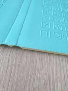 Doppelseitig faltbare Schaumstoffmatte 180 x 120 x 1cm - Elefanten/Neutrales Grau Kunden-Foto 7