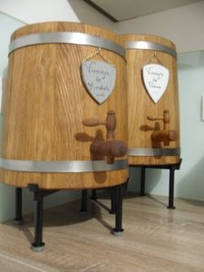 Botte di rovere 15 L con tostatura interna media per l’invecchiamento di alcolici Foto del cliente 4