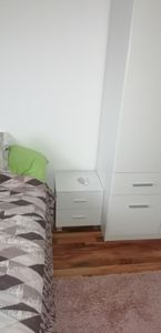 STIV Möbel | Szafka nocna Biały Mat 40x59 cm | 2 szuflady i 1 otwarta półka | Nowoczesna szafka do sypialni Zdjęcie produktu od klienta nr 7