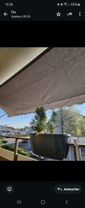 Jopassy tenda a morsetto con LED tenda senza foratura tenda da sole per balcone regolabile in altezza tenda da sole per balcone 400cm Grigio Foto del cliente 3
