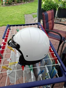 BHR 839, Casco Moto Demi-Jet Omologato ECE 22.06 con Frontino e Sgancio Micrometrico, Bianco, S Foto del cliente 1